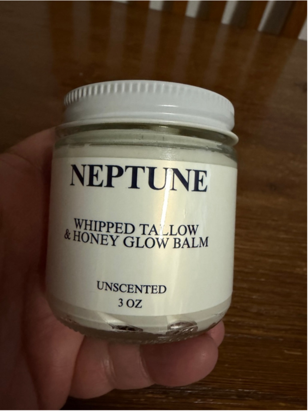 Neptune Whipped Tallow & Honey Glow Balm Unscented 3 Oz New Sealed Skin Care - Picture 2 of 3